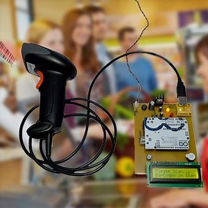 Barcode Scanner & Display using Arduino | Nevon Projects