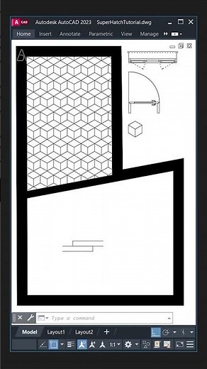 Super Hatch - AutoCAD Tutorial