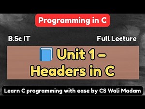 Headers in C Explained | Header Files, Uses & #include in C Programming