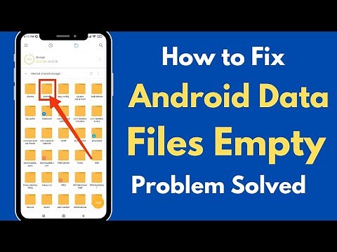 How to Fix Android Data Files Empty Problem Solve