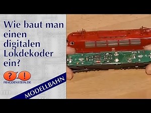 How do you install a digital locomotive decoder?
