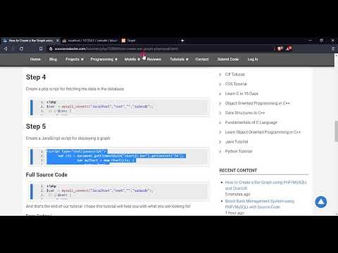 Creating a Bar Graph using PHP/MySQLi and ChartJS