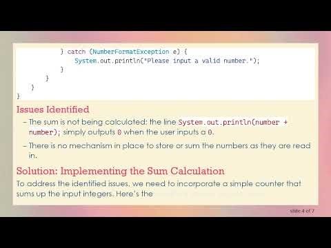 How to Store and Sum Scanner Input Integers in Java
