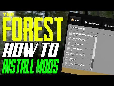 The Forest How To Install Mods & Ultimate Cheat Menu (ModAPI Tutorial)