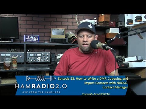 How to Write a DMR Codeplug / N0GSG Contact Manager Demo