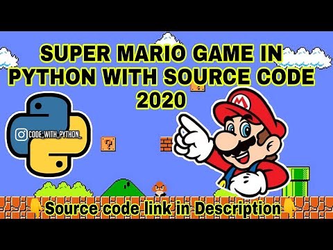 Super Mario Game In Python | source code | Python | Programming