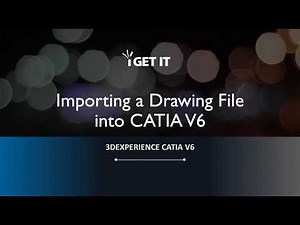 Importing a Drawing File into 3DEXPERIENCE CATIA