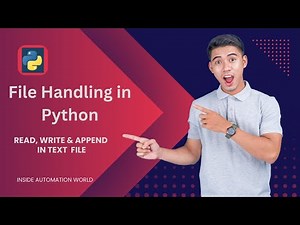 File Handling in Python | Read, Write and Append in Text File using Python