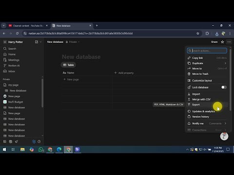 How To Print Database From Notion