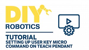 FANUC Macro Command Setting up user key - DIY Robotics