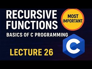 Recursive Function in C Programming | Basic of C Programming Lecture 26| Mastering Computer Skills