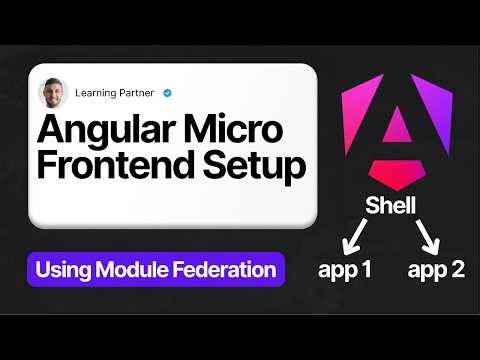 Angular Micro Frontend using Module Federation 🚀 | Complete Setup Step-by-Step | From Scratch