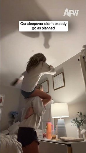 Our sleepover didn't exactly go as planned