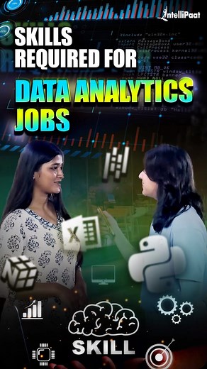 Intellipaat on Instagram: "In this conversational #Reel, we interview a professional Data Analyst to uncover the key skills required to land a Data Analyst job!  From technical skills like SQL, Excel, and Python to critical thinking and data visualization, learn what it takes to succeed in this fast-growing field. Watch now to get insider tips on becoming a successful Data Analyst! #DataAnalyst #DataAnalysis #DataSkills #JobSkills #ReelItFeelIt #TechJobs #Intellipaat"