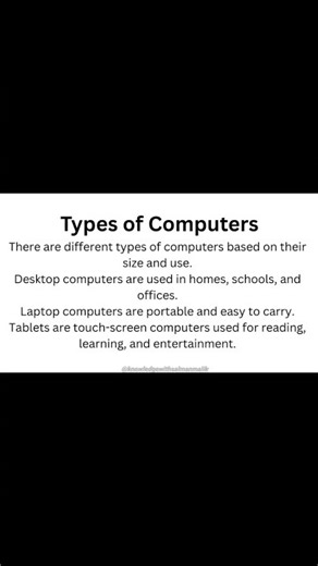 Types of Computers | Computer Basics for Beginners