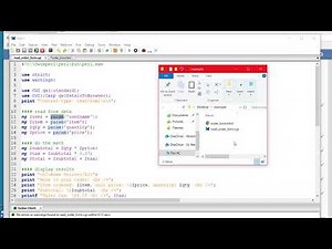 Read HTML form with Perl CGI script