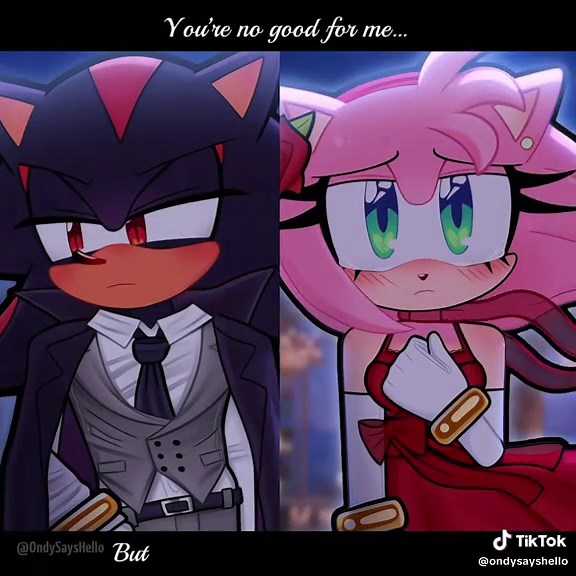 Omg they had a mAssive argument‼️😞 Amy got hair extensions just so her hair can do that in the wind btw #shadamy #shadowthehedgehog #amyrose #sonic #sonicthehedgehog