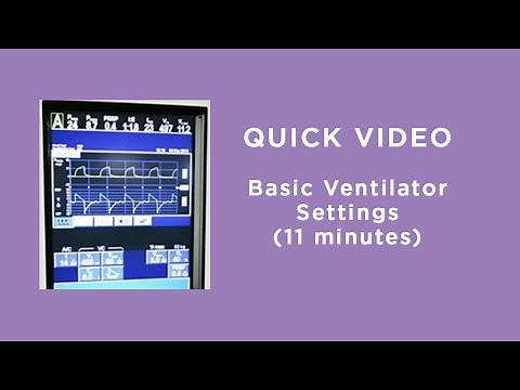 Basic Ventilator Settings