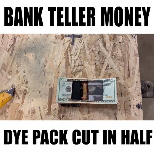 1.1M views · 2.1K reactions | Bank Teller Dye Pack Testing!  | Waterjet Channel | Facebook