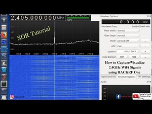 How to Visualize/Capture 2.4 GHz WiFi Signal Using HACKRF ONE | Software Defined Radio