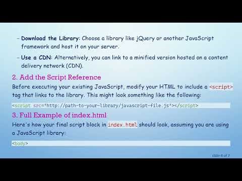How to Get JavaScript Running in Your index.html on Amazon EC2