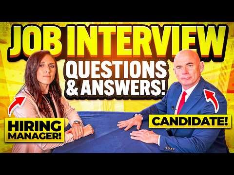 TOP 7 COMMON INTERVIEW QUESTIONS & HOW TO ANSWER THEM | PASS YOUR INTERVIEW 2026!