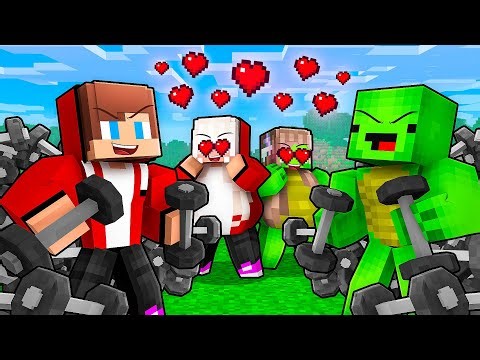 POOR JJ and Mikey Are Courting RICH GIRLS in Minecraft - Maizen