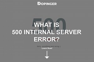 500 Internal Server Error: What Is It? & How to Fix It?