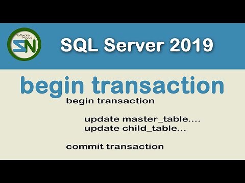 How to implement Transactions (COMMIT / ROLLBACK) using SQL SERVER.