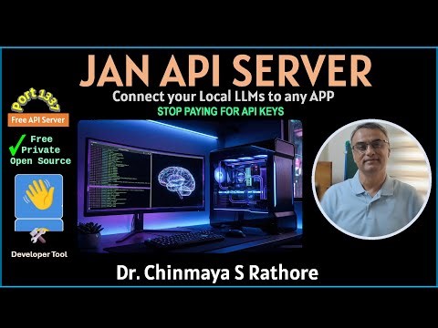 Run a Free Local LLM Server with JAN | Build Private Apps with JAN AI API Server (OpenAI Compatible)