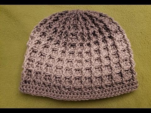 The Waffle Stitch Hat Crochet Tutorial!