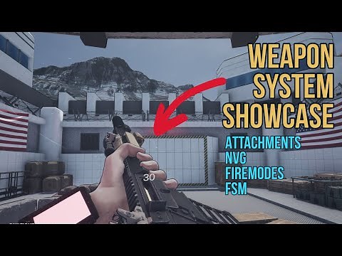 Unity Weapon System With Procedural Animation - Showcase (Stylized FPS)