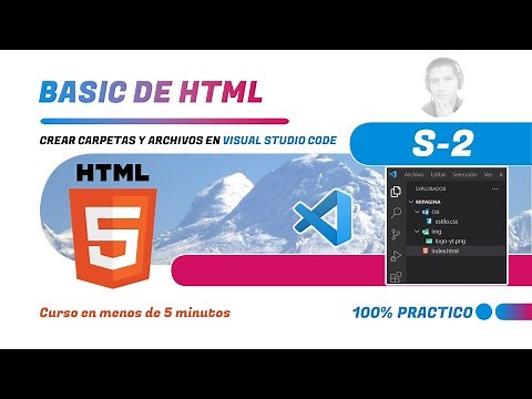 Creación de index.html , estilos.css y carpetas en Visual Estudio Code 💊 Basic de HTML