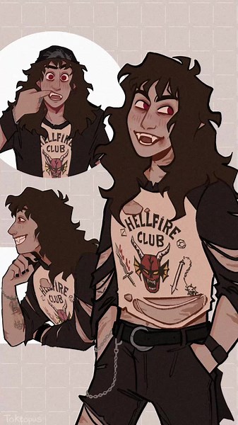 Embracing Denial: Eddie Munson Fan Art Showcase