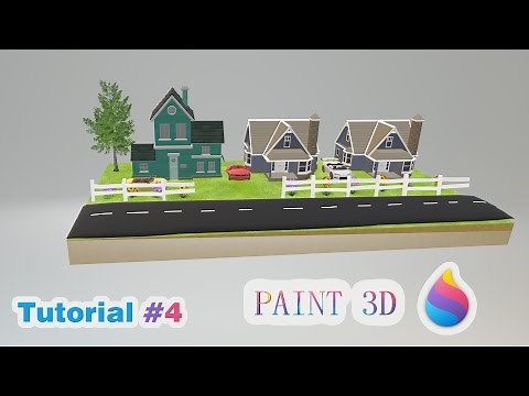 Windows 10 Paint 3d Tutorial: creating a resident using 3d library 2021