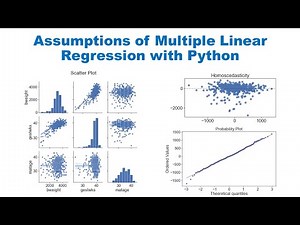 How to Perform Multiple Linear Regression Assumptions Test in Python
