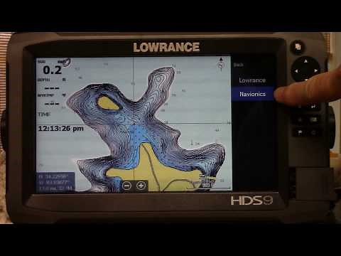 Installing Navionics Charts on Lowrance
