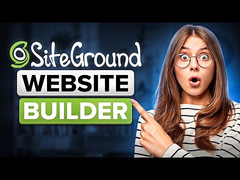 SiteGround Website Builder Tutorial (2026) 🔥 - Step-by-Step for Beginners