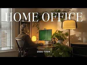 Cosy Desk Setup & Home Office Tour - 25/26