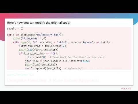 Handling JSON Files in Python: Efficiently Reading Text Files Without Duplication