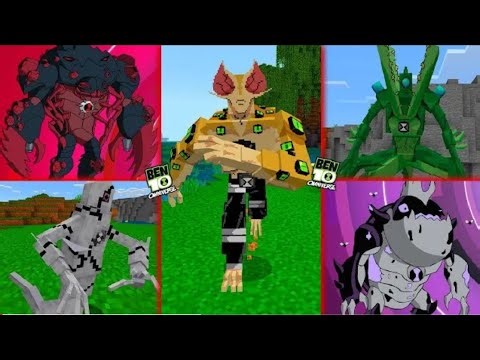 NEW BEN 10 V1 OMNIVERSE MOD FOR MINECRAFT PE 🔥| MCPE 1.21+