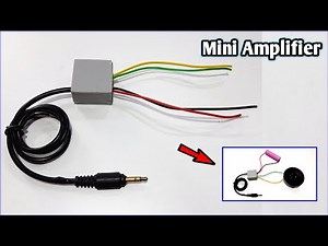 Worlds smallest amplifier | mini amplifier | how to make mini amplifier at home