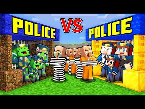 JJ and Mikey: POOR vs RICH Family Police Battle - Minecraft Maizen