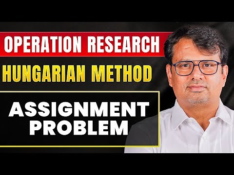 Assignment Problem | Hungarian Method | Example of Assignment Problem