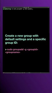 How to create groups with the groupadd command | Linux for Beginners #shorts