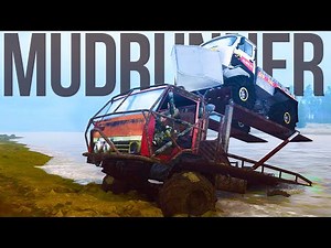 The Weirdest Modded Vehicles Ever! - Playing In The Mud With Mudrunner Modded Vehicles