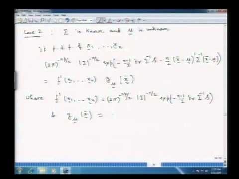 Mod-01 Lec-08 Random sampling from multivariate normal distribution and Wishart distribution - I