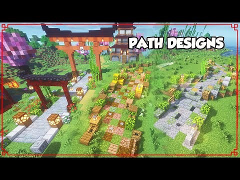 Minecraft Path Designs [Tutorial]