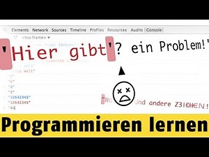 Was sind Strings? | Programmieren lernen mit JavaScript #3