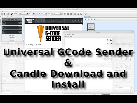 Universal Gcode Sender And Candle CNC Software